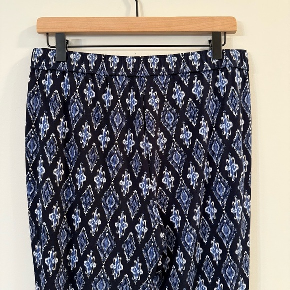 Women’s White House Black Market Blue patterned jogger Dress Pants size small - Picture 7 of 8